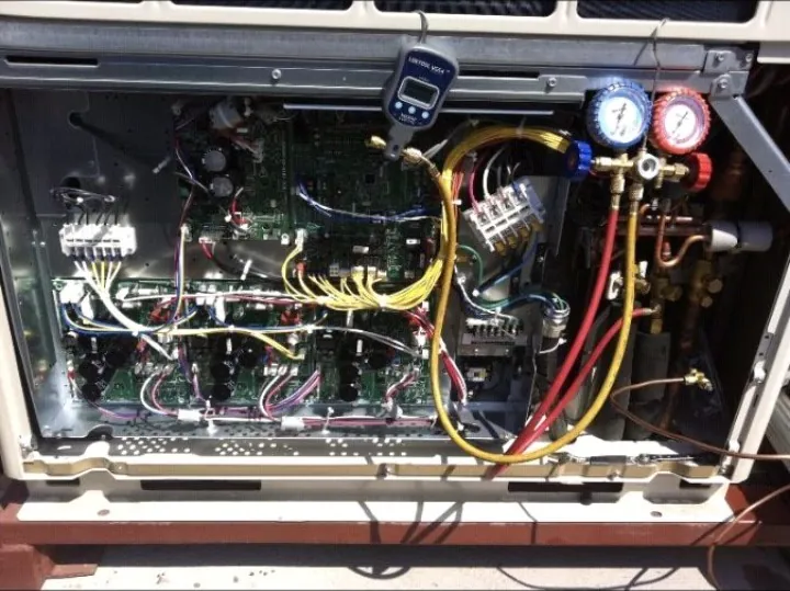 Manifold conectado para medições — Air Clean